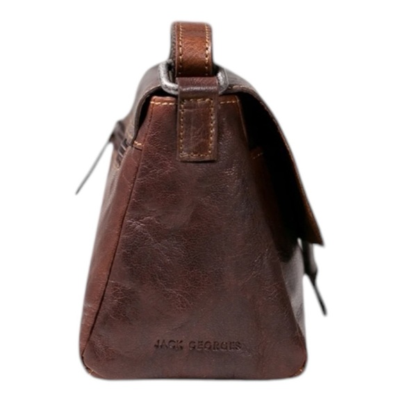 Jack Georges (NWT) GENUINE LEATHER VOYAGER EMMA PETITE CROSSBODY BAG w/RFID - Picture 5 of 14